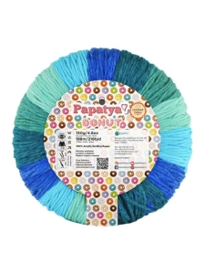 Włóczka PAPATYA DONUT 130g/198m kolorowa ombre 104