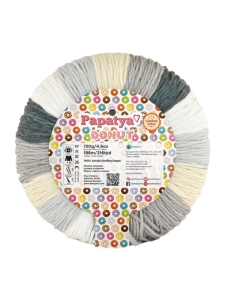 Włóczka PAPATYA DONUT 130g/198m kolorowa ombre 107