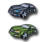 Aplikacja łatka na klej Samochody Mix ( 2 szt) Naprasowanka