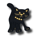 Aplikacja łatka na klej łata Kot Czarny nr 1 ( 1 szt) Naprasowanki