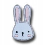 Aplikacja łatka na klej Królik Odblask (1szt)