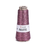 Włóczka kordonek nici YarnArt Paillettes 8004 różowy