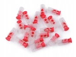 Stopery z dwiema dziurkami 9x24 mm 160077 czerwone ( 10szt )