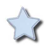 Aplikacja łatka na klej  Gwiazda Odblask (1szt)