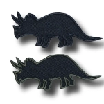 Aplikacja łatka na klej Triceratops 1 Mix 2szt. 