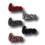 Aplikacja łatka na klej Love Multi Mix 5szt. 