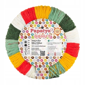 Włóczka PAPATYA DONUT 130g/198m kolorowa ombre 103