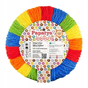 Włóczka PAPATYA DONUT 130g/198m kolorowa ombre 106