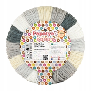 Włóczka PAPATYA DONUT 130g/198m kolorowa ombre 107