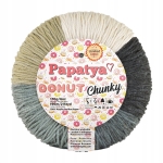 Włóczka PAPATYA DONUT CHUNKY 170g/196m kolorowa 01