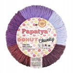 Włóczka PAPATYA DONUT CHUNKY 170g/196m kolorowa 06