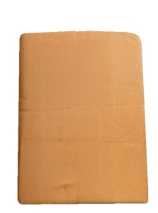 Prześcieradło flanela jasne pomarańczowe 220 / 200