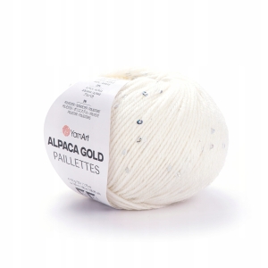 Włóczka YarnArt ALPACA GOLD Paillettes alpaca/cekin kol.9301