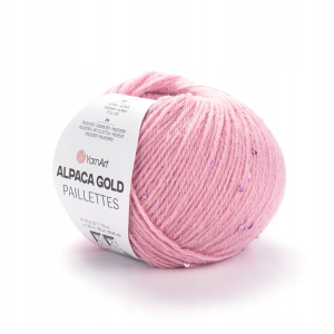 Włóczka YarnArt ALPACA GOLD Paillettes alpaca/cekin kol.9306