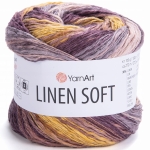 Włóczka YarnArt Linen Soft / 100 g / len wiskoza bawełna / 7415 / mix