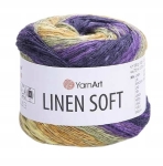 Włóczka YarnArt Linen Soft / 100 g / len wiskoza bawełna / 7410 / mix