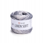 Włóczka YarnArt Linen Soft / 100 g / len wiskoza bawełna / 7406 / mix