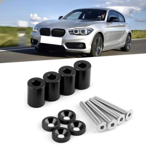 ZESTAW PODKŁADEK DYSTANSOWYCH WLOTU POWIETRZA 6 MM CZARNE 4SZT