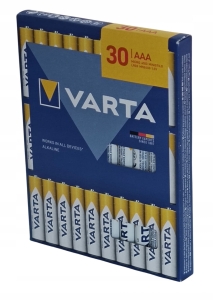 Bateria alkaliczna Varta AAA (R3) 30 szt.