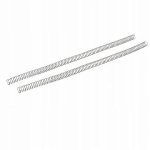 Sprężyna ściskana nierdzewna 304 zestaw 2 szt srebrne 0,6x10x305 mm