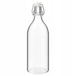 Butelka z kapslem Ikea Korken 302.135.52 29x9 cm 1 l przezroczysta
