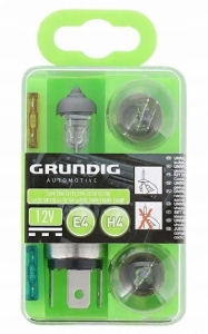 H4 zestaw żarówek samochodowych Grundig