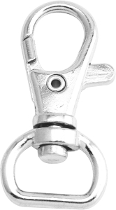 Karabińczyki metalowe 13 mm ( 15 szt ) srebrne