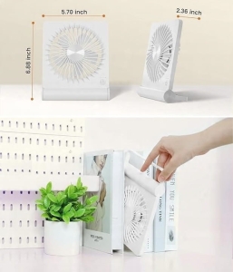 Wentylator stołowy biały, FERRISA DC 5V/1A