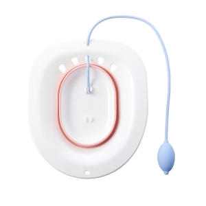 Bidet sanitarny do higieny intymnej nakładka toaletowa na sedes z Pompką CZ