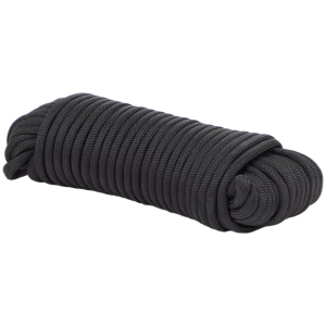 Linka paracord Rope 125 kg rolka 15 mb x 3 mm Czarna