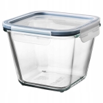 IKEA 365+ szklany pojemnik z pokrywką na żywność żaroodporny 1200 ml 