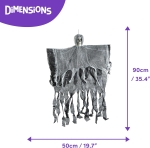 3 Wiszące Szkielety 90cm Wiszące Duchy Dekoracja na Przyjęcie Halloween