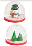 2 Kule śnieżne MINI 5 cm BOŻE NARODZENIE ZIMA DEKORACJA