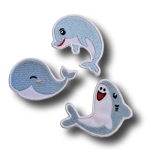 Łatka aplikacja SSAKI MORSKIE - 3 szt.