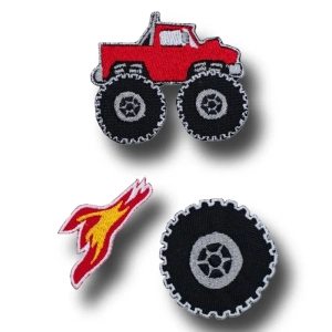 Łatka aplikacja  MONSTER TRUCK - 3 szt.