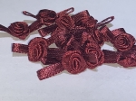 Różyczki na listku R-06 Bordo ( 10 szt )