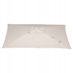 Parasol beżowy SVALÖN czasza parasola, 300x200 cm, jasny szarobeżowy