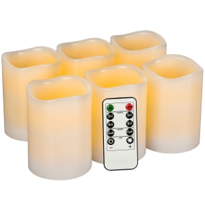 Świeca LED Bezzapachowa Aku Tonpa zestaw 6 sztuk