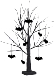 Eambrite Czarne drzewo halloweenowe