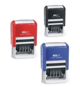 Colop Printer 35 Datownik niebieski gumka do wymiany.