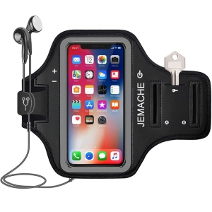 Opaska sportowa JEMACHE na ramię rękę do biegania rower duży telefon 17cm