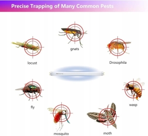 2x Żarówka owadobójcza FSL BL T8 F15W do zabijania much owadów do lampy UV