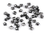 Ćwieki  piramidki 7x7 mm 50 sztuk czarny nikiel.