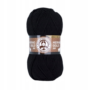 Włóczka Merino Gold 200 ( 999 )