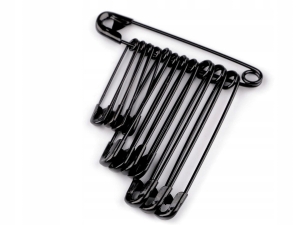 Agrafki CZARNE 12 szt. Długość: 30; 40; 50 mm