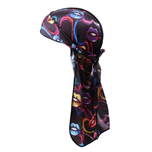 Durag czapka piracka męska turban chusta na głowę, dla mężczyzn i kobiet UV USTA