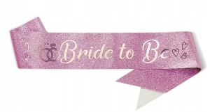 Szarfa ze złotym nadrukiem ROSE (1szt) 