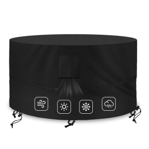 Kovshuiwe Pokrowiec na meble ogrodowe wodoodporny 420D czarny 190x80