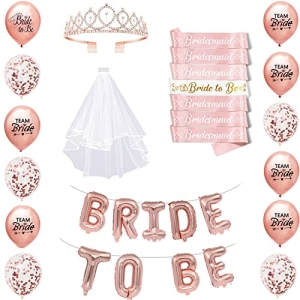 Dekoracje Zestaw Balony Rose Gold Na Wieczór Panieński Breat To Be korona