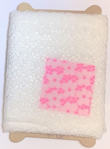 Koronka siatkowa (1 mb) 180 mm BIAŁA syntetyk koronka elastyczna 005